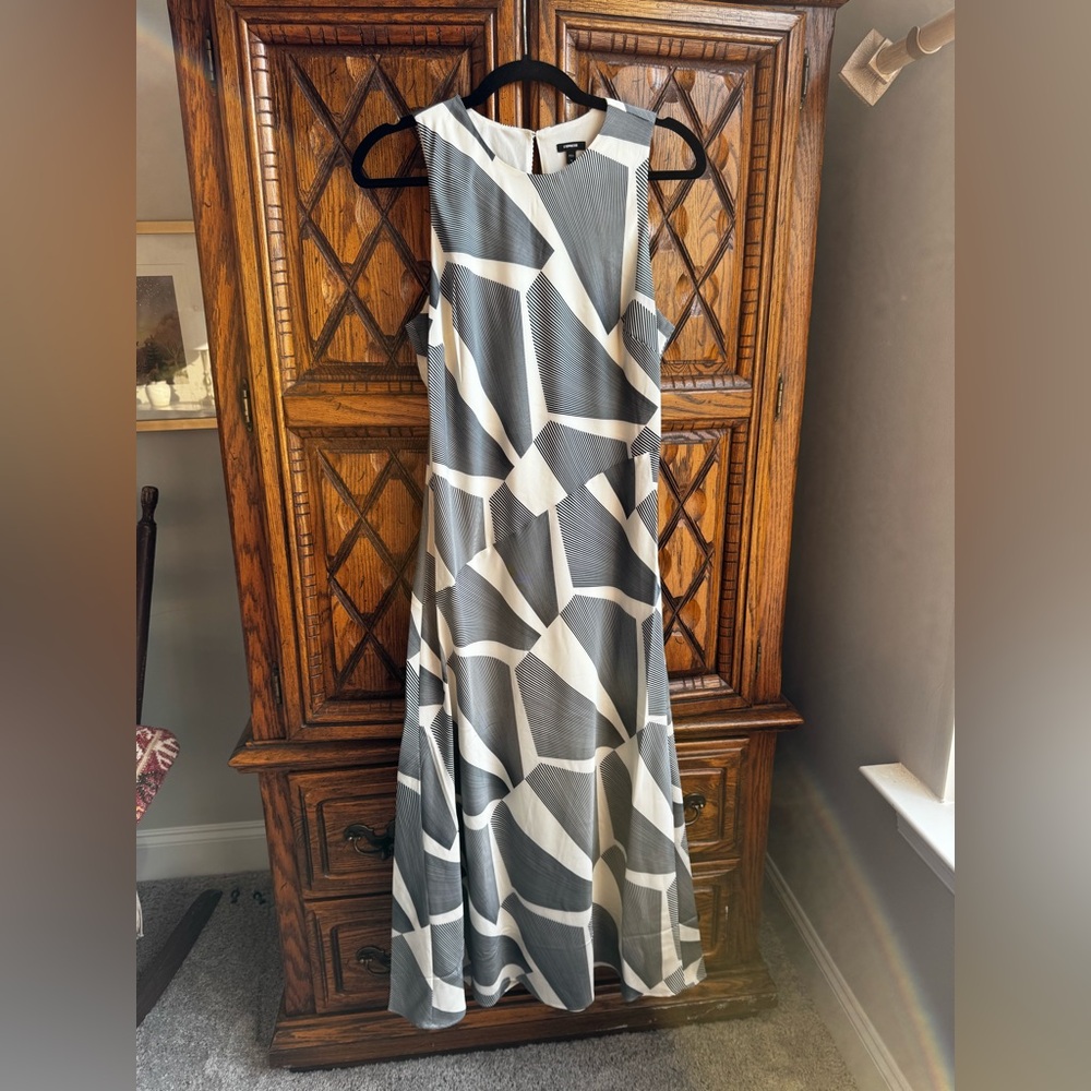 Elegant Geometric Dress-Medium-EXPRESS